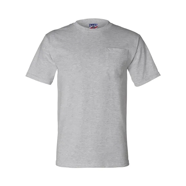 Bayside Unisex Union-Made Pocket T-Shirt - Bayside Unisex Union-Made Pocket T-Shirt - Image 10 of 30