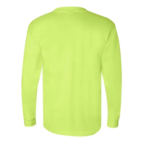Bayside Unisex Union-Made Long Sleeve Pocket T-Shirt - Bayside Unisex Union-Made Long Sleeve Pocket T-Shirt - Image 9 of 18