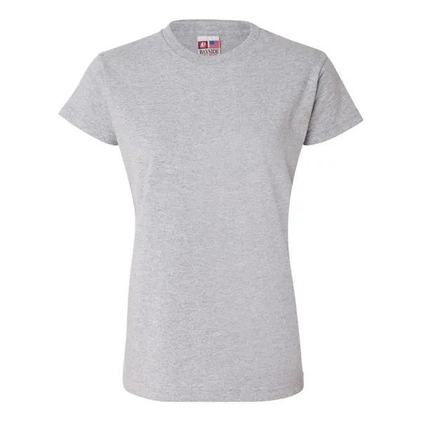 Bayside Women's USA-Made T-Shirt - Bayside Women's USA-Made T-Shirt - Image 7 of 18