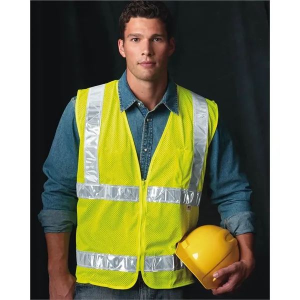 Bayside Unisex USA-Made Mesh Safety Vest - Bayside Unisex USA-Made Mesh Safety Vest - Image 0 of 0