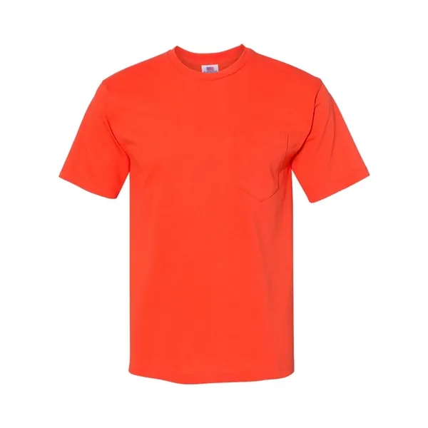Bayside Unisex USA-Made Midweight Pocket T-Shirt - Bayside Unisex USA-Made Midweight Pocket T-Shirt - Image 4 of 23