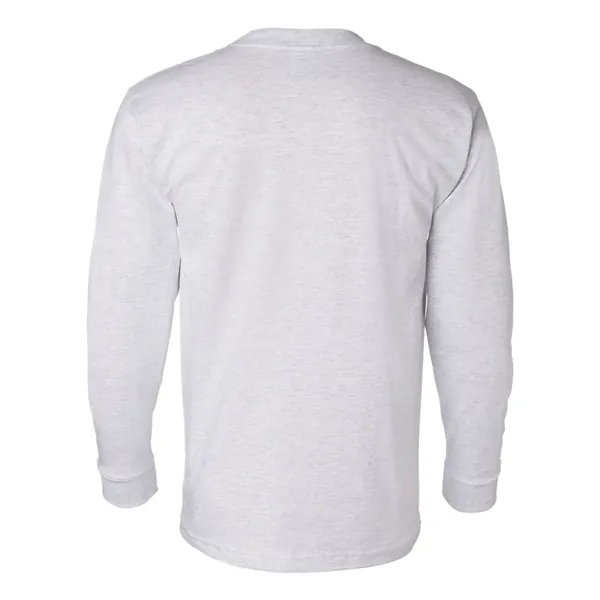 Bayside Unisex USA-Made Long Sleeve Pocket T-Shirt - Bayside Unisex USA-Made Long Sleeve Pocket T-Shirt - Image 3 of 29