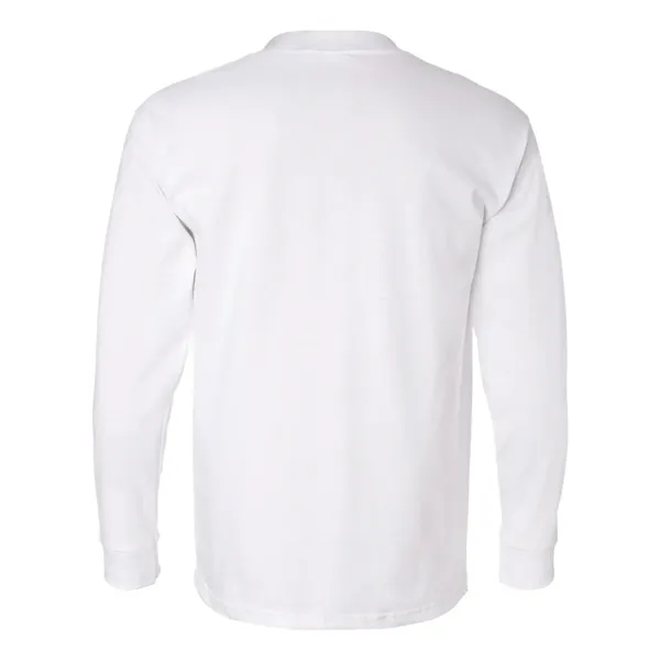 Bayside Unisex USA-Made Long Sleeve Pocket T-Shirt - Bayside Unisex USA-Made Long Sleeve Pocket T-Shirt - Image 29 of 29