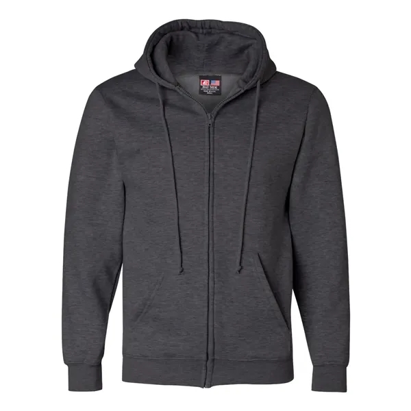 Bayside Unisex USA-Made Full-Zip Hooded Sweatshirt - Bayside Unisex USA-Made Full-Zip Hooded Sweatshirt - Image 10 of 21
