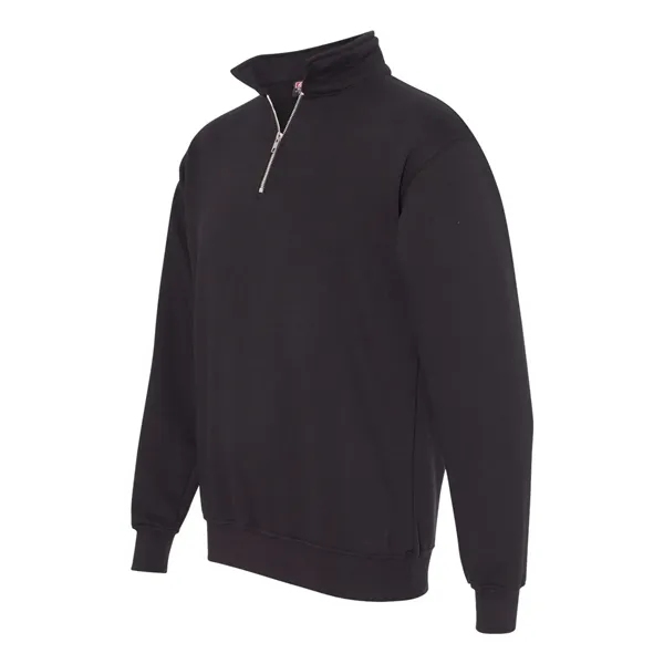Bayside Unisex USA-Made Quarter-Zip Sweatshirt - Bayside Unisex USA-Made Quarter-Zip Sweatshirt - Image 2 of 15