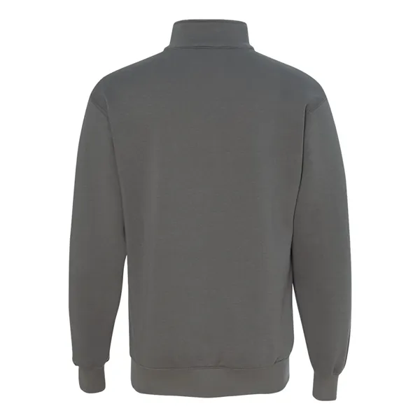 Bayside Unisex USA-Made Quarter-Zip Sweatshirt - Bayside Unisex USA-Made Quarter-Zip Sweatshirt - Image 6 of 15