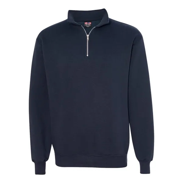 Bayside Unisex USA-Made Quarter-Zip Sweatshirt - Bayside Unisex USA-Made Quarter-Zip Sweatshirt - Image 13 of 15