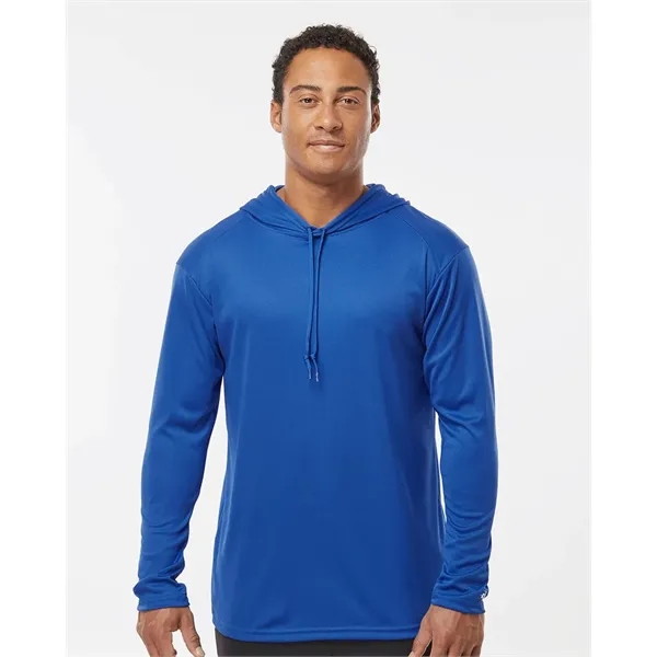Badger Unisex B-Core Hooded Long Sleeve T-Shirt
