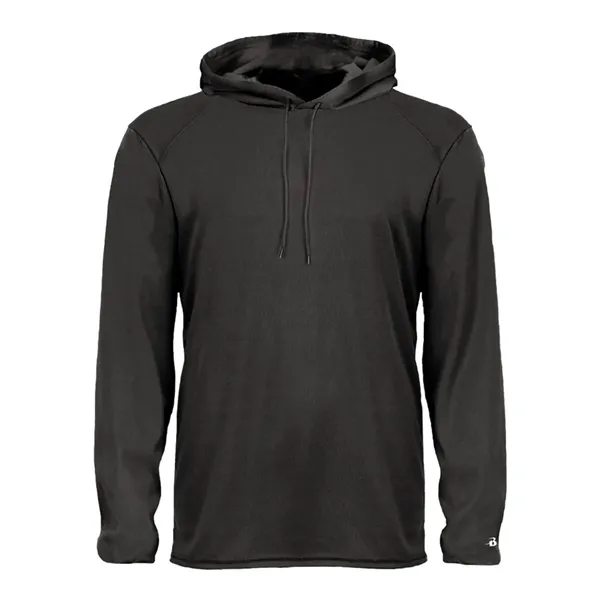 Badger Unisex B-Core Hooded Long Sleeve T-Shirt