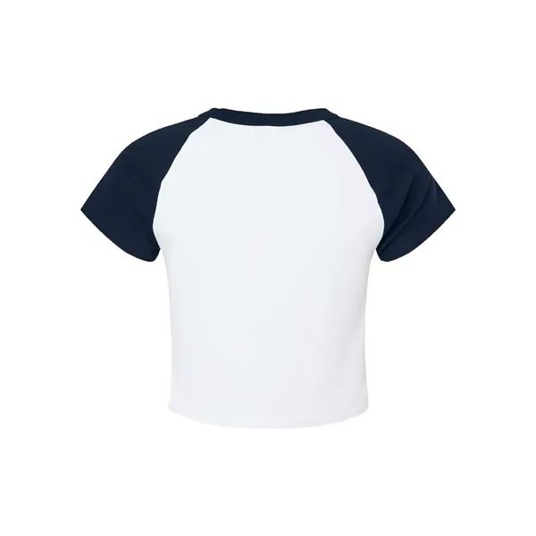 BELLA + CANVAS Women's Micro Rib Raglan Baby Tee - BELLA + CANVAS Women's Micro Rib Raglan Baby Tee - Image 10 of 16