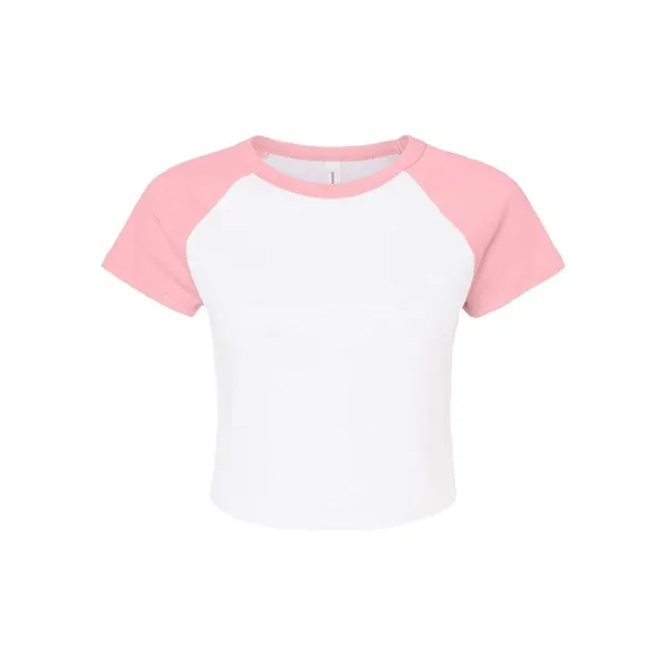BELLA + CANVAS Women's Micro Rib Raglan Baby Tee - BELLA + CANVAS Women's Micro Rib Raglan Baby Tee - Image 11 of 16