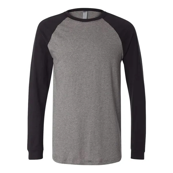 BELLA + CANVAS Men's Long Sleeve Jersey Baseball Tee - BELLA + CANVAS Men's Long Sleeve Jersey Baseball Tee - Image 0 of 24