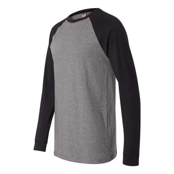 BELLA + CANVAS Men's Long Sleeve Jersey Baseball Tee - BELLA + CANVAS Men's Long Sleeve Jersey Baseball Tee - Image 5 of 24