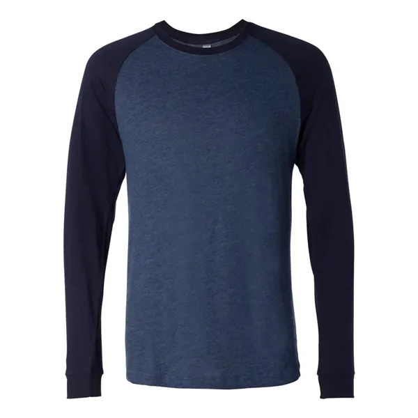 BELLA + CANVAS Men's Long Sleeve Jersey Baseball Tee - BELLA + CANVAS Men's Long Sleeve Jersey Baseball Tee - Image 10 of 24