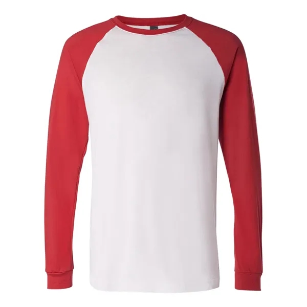 BELLA + CANVAS Men's Long Sleeve Jersey Baseball Tee - BELLA + CANVAS Men's Long Sleeve Jersey Baseball Tee - Image 14 of 24