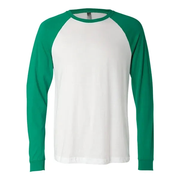 BELLA + CANVAS Men's Long Sleeve Jersey Baseball Tee - BELLA + CANVAS Men's Long Sleeve Jersey Baseball Tee - Image 18 of 24