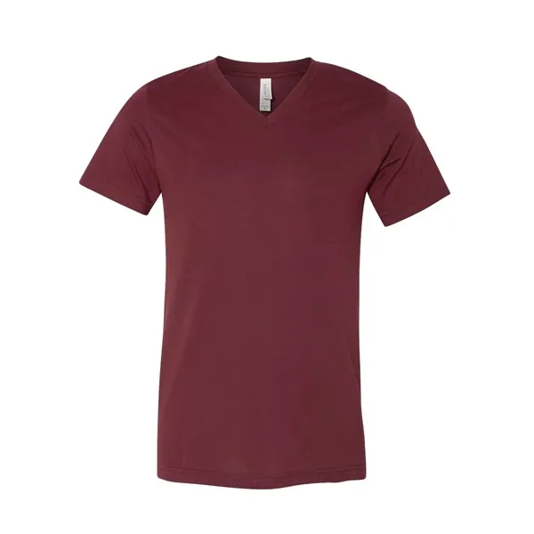 BELLA + CANVAS Unisex Heather CVC V-Neck Tee - BELLA + CANVAS Unisex Heather CVC V-Neck Tee - Image 9 of 34