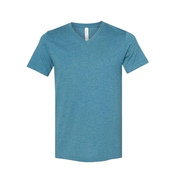 BELLA + CANVAS Unisex Heather CVC V-Neck Tee - BELLA + CANVAS Unisex Heather CVC V-Neck Tee - Image 10 of 34