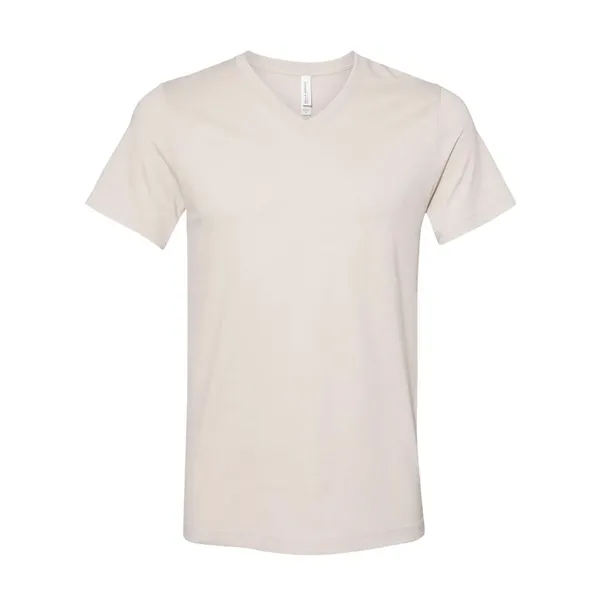 BELLA + CANVAS Unisex Heather CVC V-Neck Tee - BELLA + CANVAS Unisex Heather CVC V-Neck Tee - Image 13 of 34
