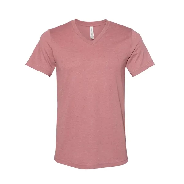 BELLA + CANVAS Unisex Heather CVC V-Neck Tee - BELLA + CANVAS Unisex Heather CVC V-Neck Tee - Image 19 of 34