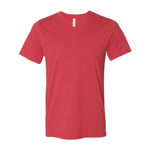 BELLA + CANVAS Unisex Heather CVC V-Neck Tee - BELLA + CANVAS Unisex Heather CVC V-Neck Tee - Image 23 of 34