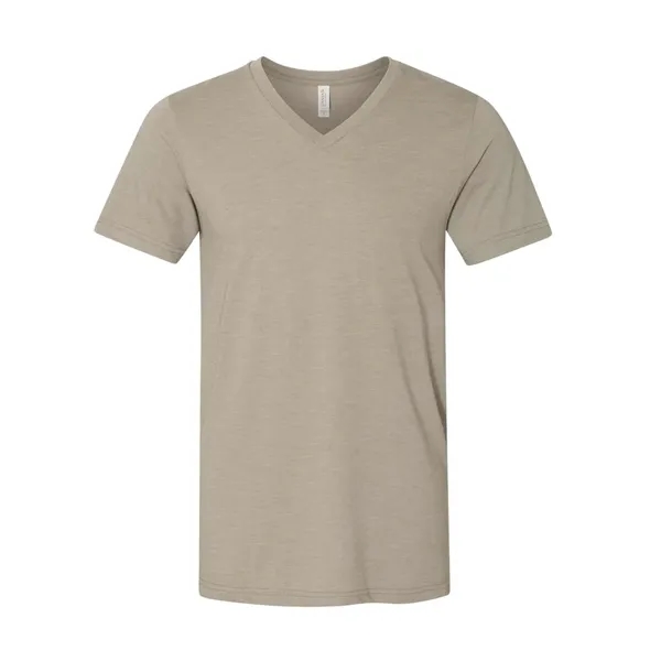 BELLA + CANVAS Unisex Heather CVC V-Neck Tee - BELLA + CANVAS Unisex Heather CVC V-Neck Tee - Image 27 of 34