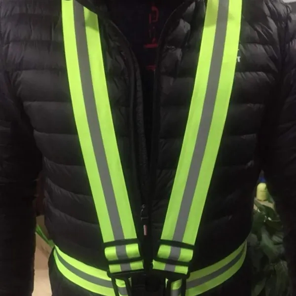 Adjustable Reflective Safety Harness Straps Belt Custom - Adjustable Reflective Safety Harness Straps Belt Custom - Image 5 of 5