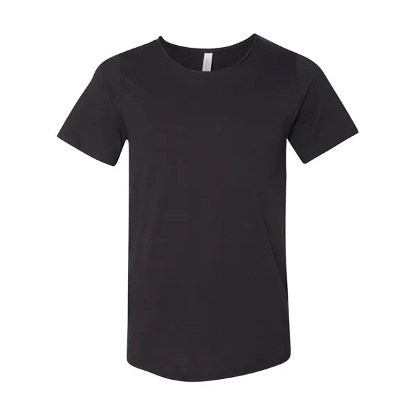 BELLA + CANVAS Unisex Raw Neck Tee - BELLA + CANVAS Unisex Raw Neck Tee - Image 1 of 8