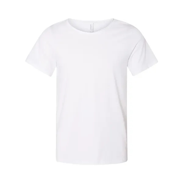 BELLA + CANVAS Unisex Raw Neck Tee - BELLA + CANVAS Unisex Raw Neck Tee - Image 7 of 8