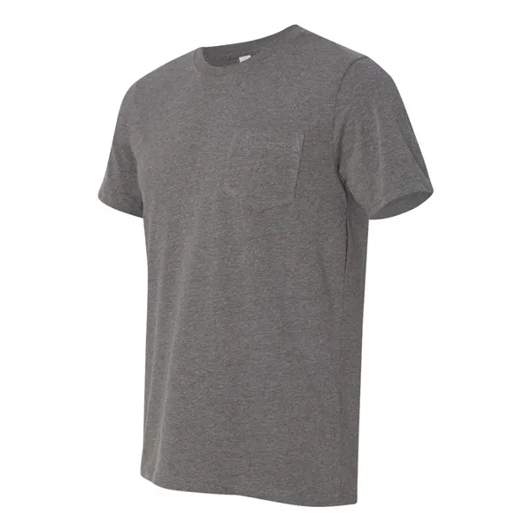 BELLA + CANVAS Men's Jersey Pocket Tee - BELLA + CANVAS Men's Jersey Pocket Tee - Image 20 of 42