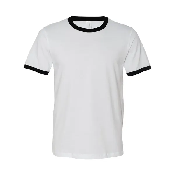 BELLA + CANVAS Men's Jersey Heather Ringer Tee - BELLA + CANVAS Men's Jersey Heather Ringer Tee - Image 7 of 12