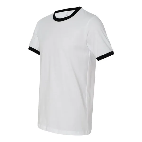 BELLA + CANVAS Men's Jersey Heather Ringer Tee - BELLA + CANVAS Men's Jersey Heather Ringer Tee - Image 8 of 12