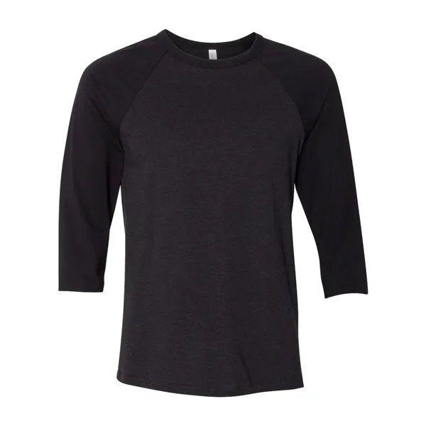 BELLA + CANVAS Unisex Three-Quarter Sleeve Baseball Tee - BELLA + CANVAS Unisex Three-Quarter Sleeve Baseball Tee - Image 1 of 89