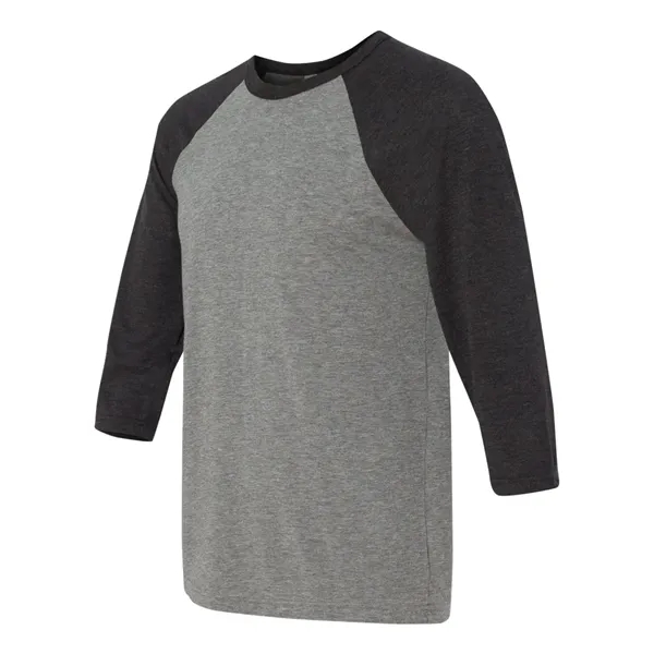 BELLA + CANVAS Unisex Three-Quarter Sleeve Baseball Tee - BELLA + CANVAS Unisex Three-Quarter Sleeve Baseball Tee - Image 22 of 89