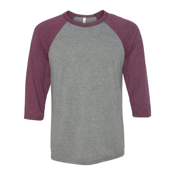 BELLA + CANVAS Unisex Three-Quarter Sleeve Baseball Tee - BELLA + CANVAS Unisex Three-Quarter Sleeve Baseball Tee - Image 27 of 89