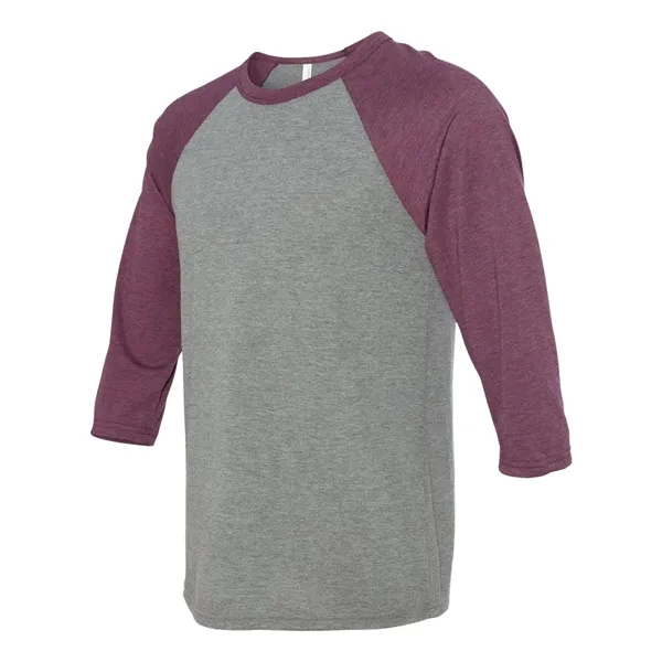 BELLA + CANVAS Unisex Three-Quarter Sleeve Baseball Tee - BELLA + CANVAS Unisex Three-Quarter Sleeve Baseball Tee - Image 28 of 89