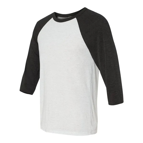BELLA + CANVAS Unisex Three-Quarter Sleeve Baseball Tee - BELLA + CANVAS Unisex Three-Quarter Sleeve Baseball Tee - Image 40 of 89