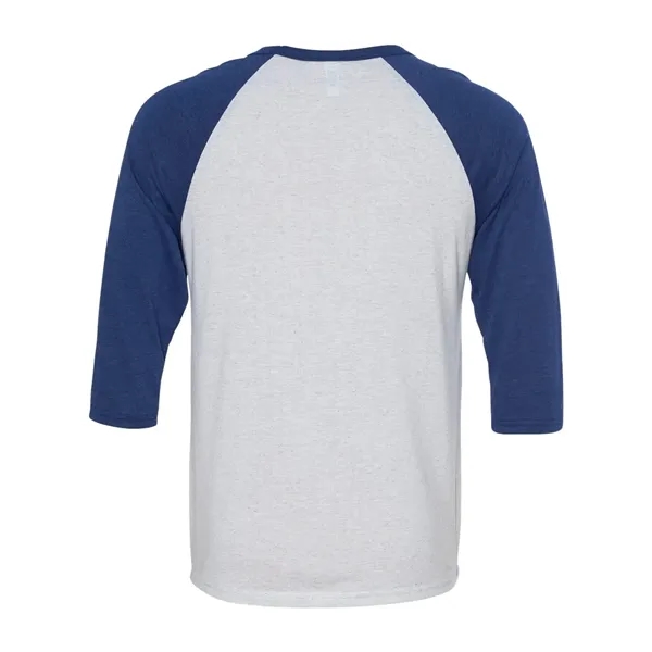 BELLA + CANVAS Unisex Three-Quarter Sleeve Baseball Tee - BELLA + CANVAS Unisex Three-Quarter Sleeve Baseball Tee - Image 44 of 89