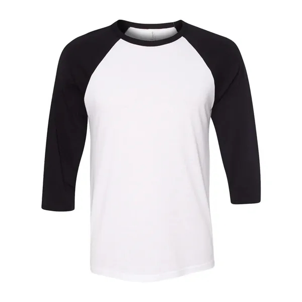 BELLA + CANVAS Unisex Three-Quarter Sleeve Baseball Tee - BELLA + CANVAS Unisex Three-Quarter Sleeve Baseball Tee - Image 47 of 89