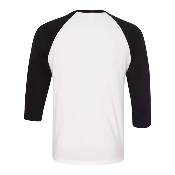 BELLA + CANVAS Unisex Three-Quarter Sleeve Baseball Tee - BELLA + CANVAS Unisex Three-Quarter Sleeve Baseball Tee - Image 49 of 89