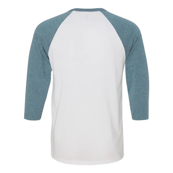 BELLA + CANVAS Unisex Three-Quarter Sleeve Baseball Tee - BELLA + CANVAS Unisex Three-Quarter Sleeve Baseball Tee - Image 58 of 89