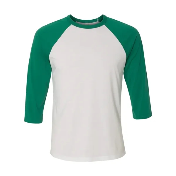 BELLA + CANVAS Unisex Three-Quarter Sleeve Baseball Tee - BELLA + CANVAS Unisex Three-Quarter Sleeve Baseball Tee - Image 63 of 89