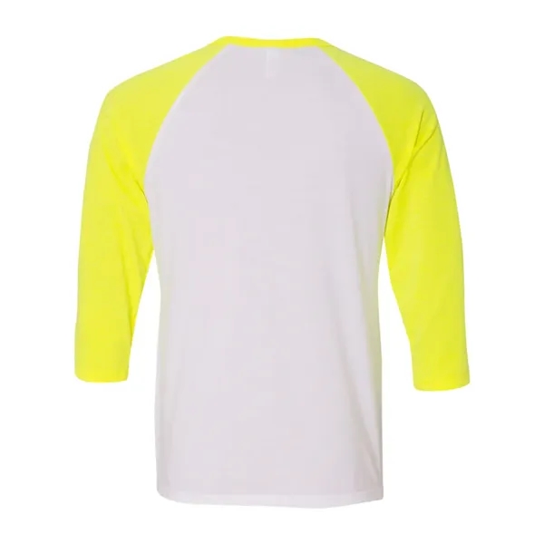 BELLA + CANVAS Unisex Three-Quarter Sleeve Baseball Tee - BELLA + CANVAS Unisex Three-Quarter Sleeve Baseball Tee - Image 82 of 89