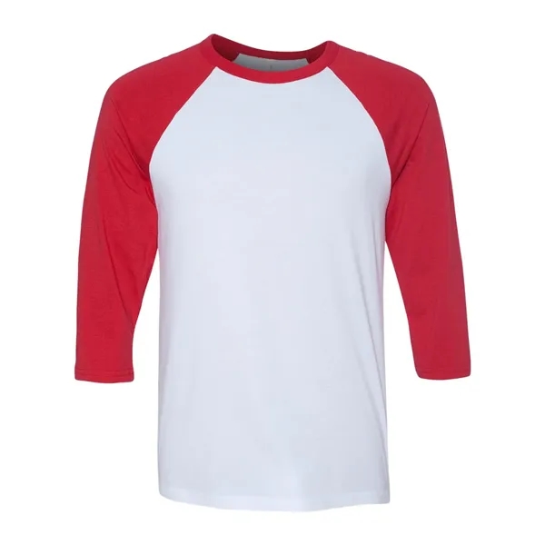 BELLA + CANVAS Unisex Three-Quarter Sleeve Baseball Tee - BELLA + CANVAS Unisex Three-Quarter Sleeve Baseball Tee - Image 83 of 89