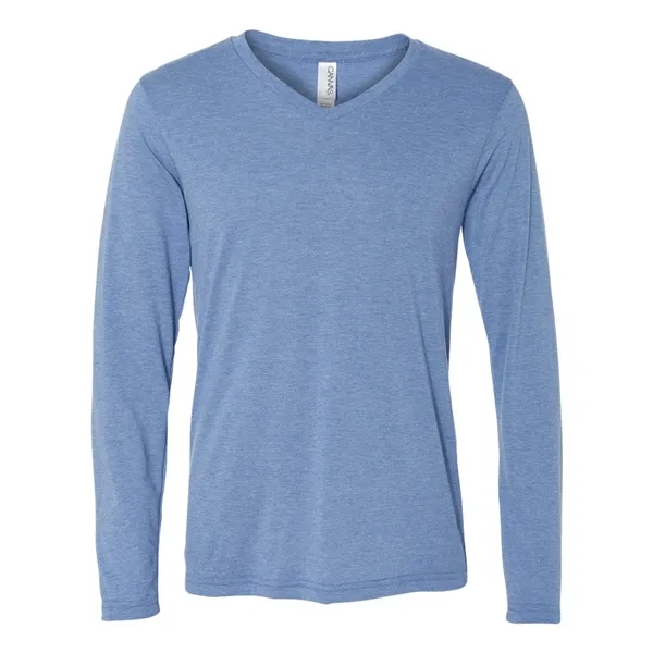 BELLA + CANVAS Unisex Long Sleeve V-Neck Tee - BELLA + CANVAS Unisex Long Sleeve V-Neck Tee - Image 2 of 21