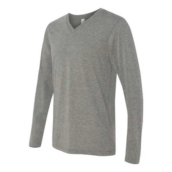 BELLA + CANVAS Unisex Long Sleeve V-Neck Tee - BELLA + CANVAS Unisex Long Sleeve V-Neck Tee - Image 7 of 21