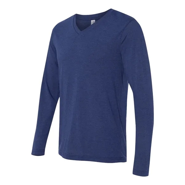 BELLA + CANVAS Unisex Long Sleeve V-Neck Tee - BELLA + CANVAS Unisex Long Sleeve V-Neck Tee - Image 12 of 21