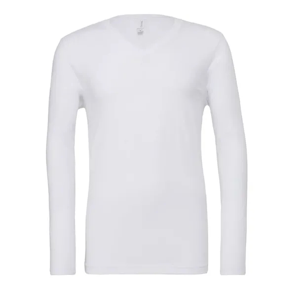 BELLA + CANVAS Unisex Long Sleeve V-Neck Tee - BELLA + CANVAS Unisex Long Sleeve V-Neck Tee - Image 14 of 21