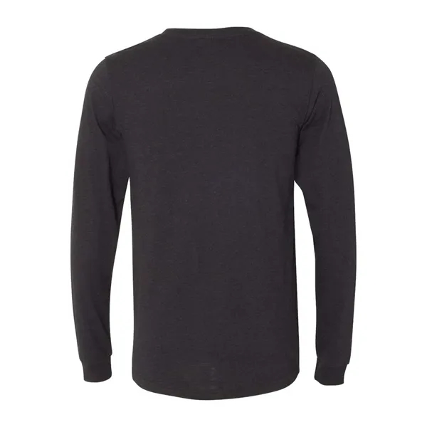 BELLA + CANVAS Heather CVC Long Sleeve Tee - BELLA + CANVAS Heather CVC Long Sleeve Tee - Image 4 of 63