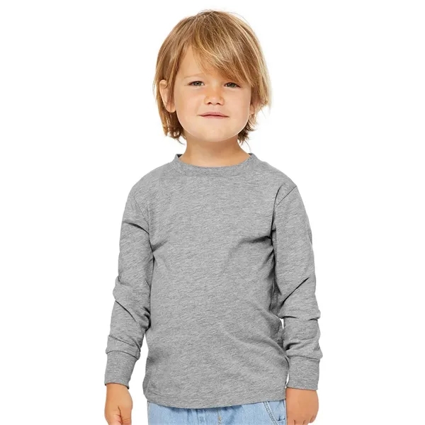 BELLA + CANVAS Toddler Jersey Long Sleeve Tee - BELLA + CANVAS Toddler Jersey Long Sleeve Tee - Image 0 of 14
